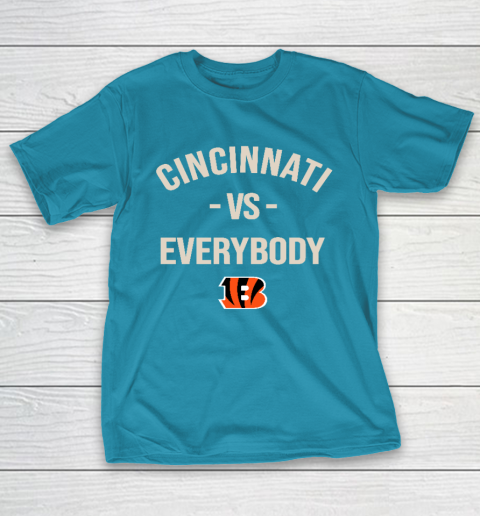 Cincinnati Bengals Vs Everybody T-Shirt 7