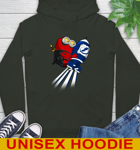 NHL Hockey Tampa Bay Lightning Deadpool Minion Marvel Shirt Hoodie 12