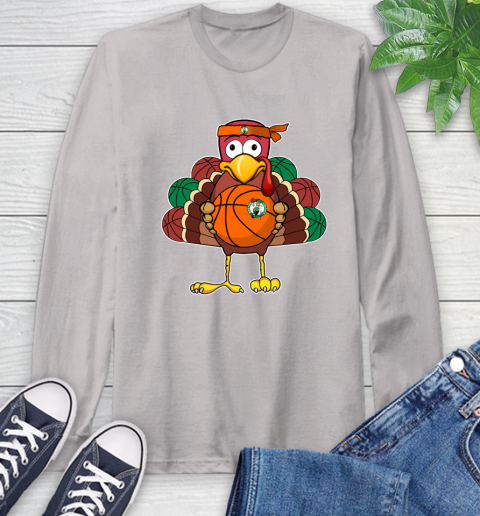 Boston Celtics Turkey thanksgiving day Long Sleeve T-Shirt 12
