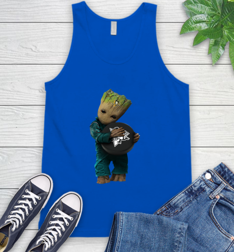 NHL Groot Guardians Of The Galaxy Hockey Sports Pittsburgh Penguins Tank Top 5