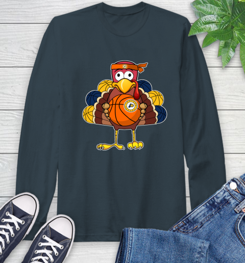 Indiana Pacers Turkey thanksgiving day Long Sleeve T-Shirt 8