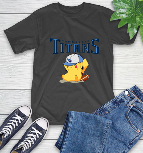 NFL Pikachu Football Tennessee Titans T-Shirt 2