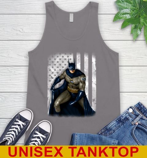 Los Angeles Rams NFL Football Batman DC American Flag Shirt Tank Top - Image 7