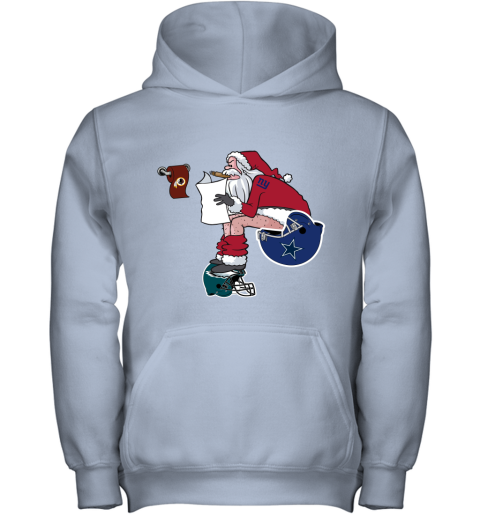 Santa Claus New York Giants Shit On Other Teams Christmas Youth Hoodie
