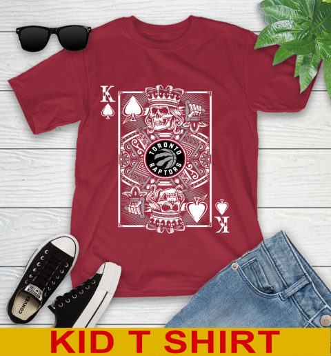 Toronto Raptors NBA Basketball The King Of Spades Death Cards Shirt Youth T-Shirt 12
