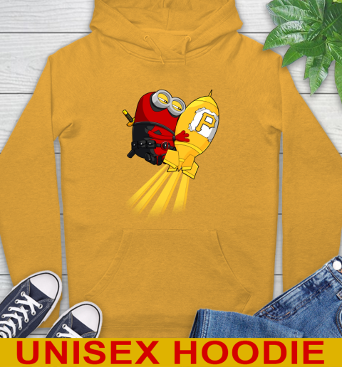 MLB Baseball Pittsburgh Pirates Deadpool Minion Marvel Shirt Hoodie 2