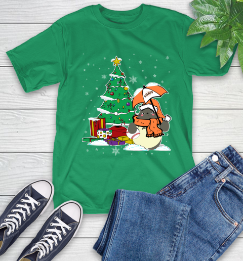 San Francisco Giants MLB Baseball Cute Tonari No Totoro Christmas Sports T-Shirt 7