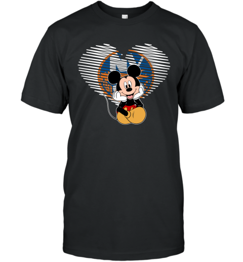 NHL New York Islanders The Heart Mickey Mouse Disney Hockey T Shirt