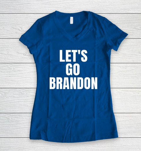 Let's Go Brandon FJB Women's V-Neck T-Shirt 3