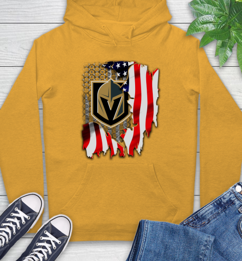 Vegas Golden Knights NHL Hockey American Flag Hoodie 2