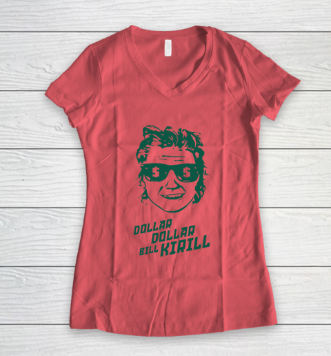 Dollar Dollar Bill Kirill Women's V-Neck T-Shirt 3