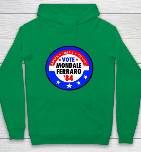 Walter Mondale and Geraldine Ferraro Campaign Button Youth Hoodie 4