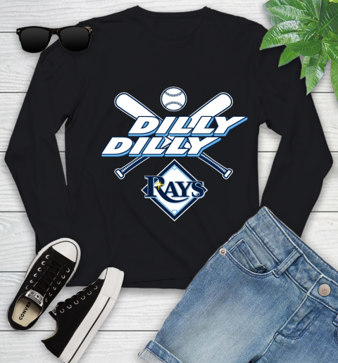 MLB Tampa Bay Rays Dilly Dilly Baseball Sports Youth Long Sleeve 2