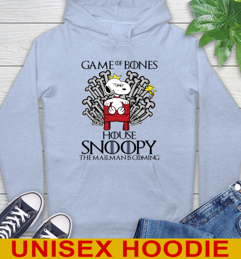 Game of bones house snoopy the mailman is coming tshirt 18