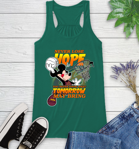Cleveland Cavaliers NBA Basketball Mickey Disney Never Lose Hope Racerback Tank - Image 7