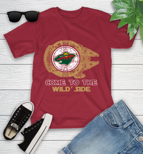 NHL Come To The Minnesota Wild Wars Hockey Sports Youth T-Shirt 14