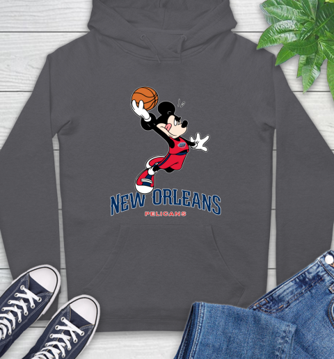 NBA Basketball New Orleans Pelicans Cheerful Mickey Mouse Shirt Hoodie 7