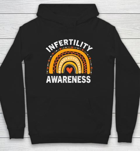 In April We Wear Orange Infertility Awareness Hoodie