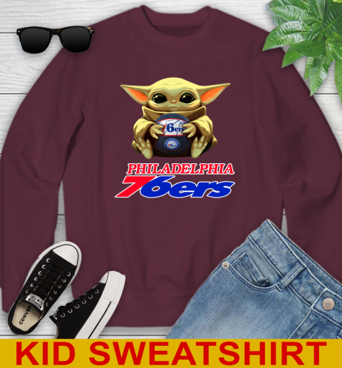 NBA Basketball Philadelphia 76ers Star Wars Baby Yoda Shirt 117
