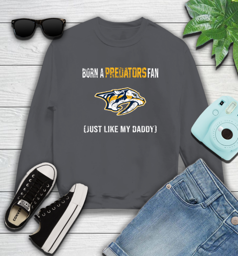 NHL Nashville Predators Hockey Loyal Fan Just Like My Daddy Shirt Sweatshirt 7 NHL Nashville Predators Hockey Loyal Fan Just Like My Daddy Shirt Sweatshirt - Image 7