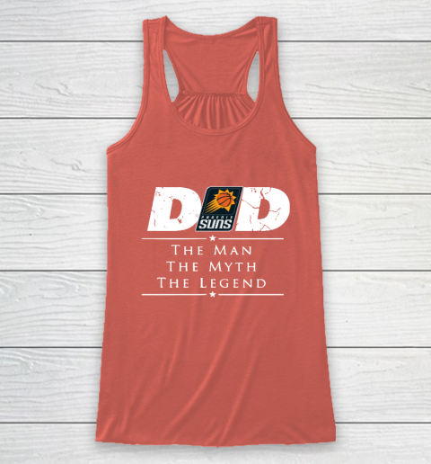 Phoenix Suns NBA Basketball Dad The Man The Myth The Legend Racerback Tank 3