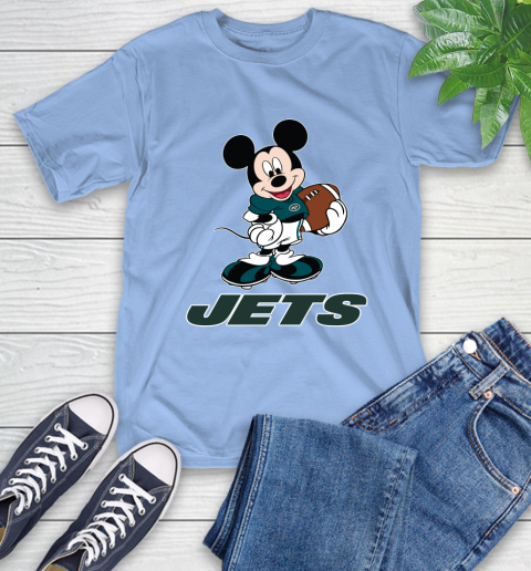 NFL Football New York Jets Cheerful Mickey Mouse Shirt T-Shirt 12