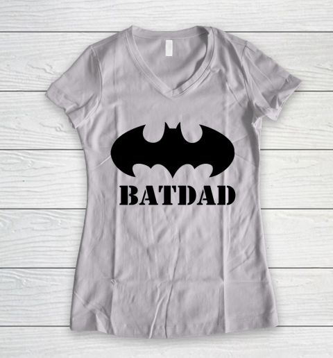 Father's Day For Dad BATDAD Women's V-Neck T-Shirt