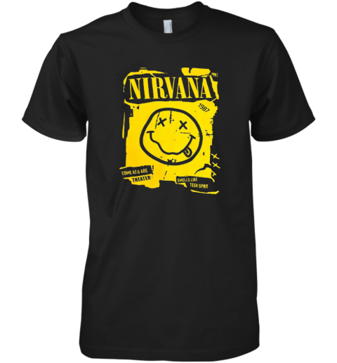 Nirvana 80s Come As You Are 1987 Premium Men's T-Shirt