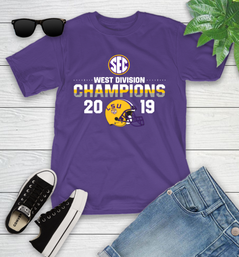 Awesome LSU Tigers West Division Champion 2019 Shirt 96