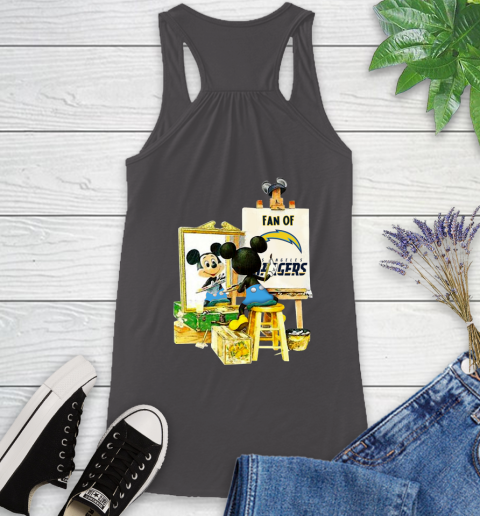 NFL Football Los Angeles Chargers Mickey Drawing Shirt 45