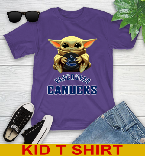 NHL Hockey Vancouver Canucks Star Wars Baby Yoda Shirt 104