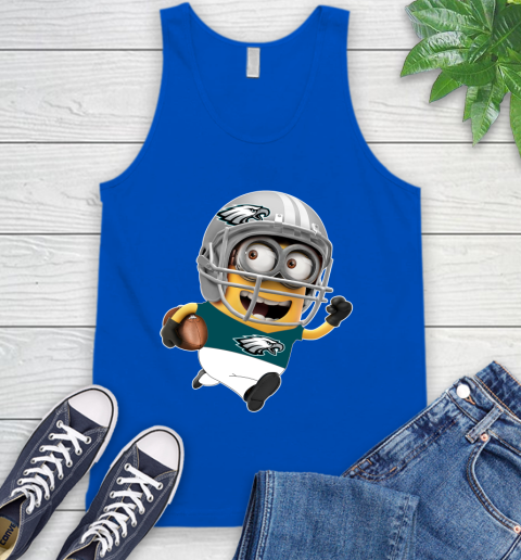 NFL Philadelphia Eagles Minions Disney Football Sports Tank Top 5