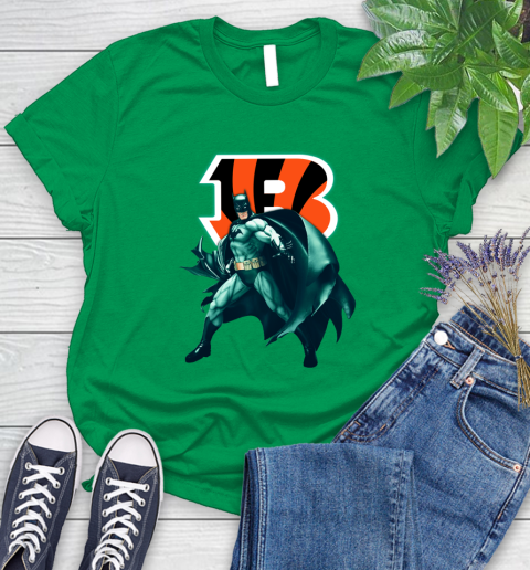 NFL Batman Football Sports Cincinnati Bengals Women's T-Shirt 6
