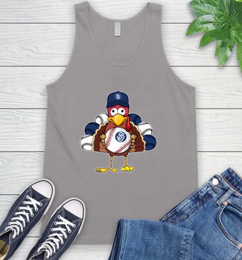 San Diego Padres Turkey thanksgiving Tank Top 5 San Diego Padres Turkey thanksgiving Tank Top - Image 5