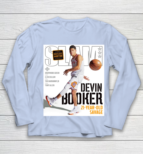Devin Booker Slam Magazine Cover Phoenix Suns Youth Long Sleeve 5