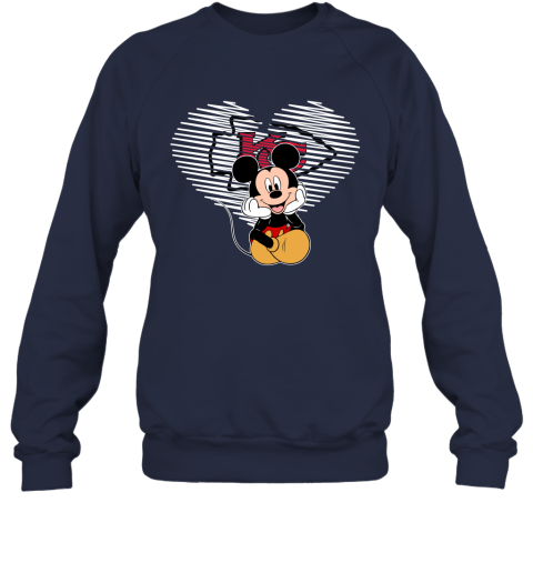 NFL Kansas City Chiefs The Heart Mickey Mouse Disney Football T Shirt 1H9nO6xFy0q sweatshirt 35 95 151514 front navy