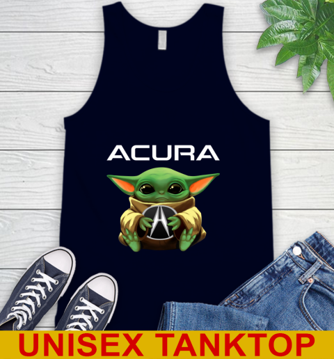 Star Wars Baby Yoda Hugs Acura Car Shirt 68