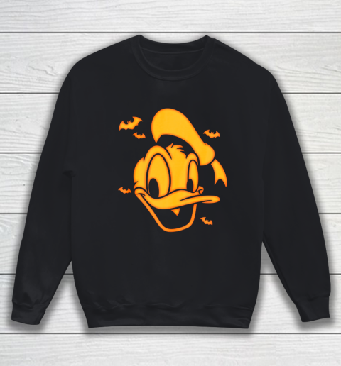 Disney Mickey Friends Halloween Donald Carving Sweatshirt