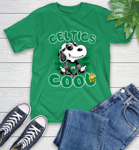 NBA Basketball Boston Celtics Cool Snoopy Shirt T-Shirt 8