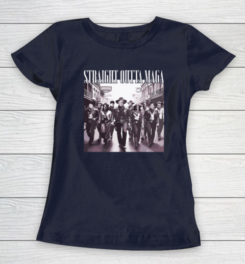 Straight Outta Maga Funny Trump 2024 Women's T-Shirt 2