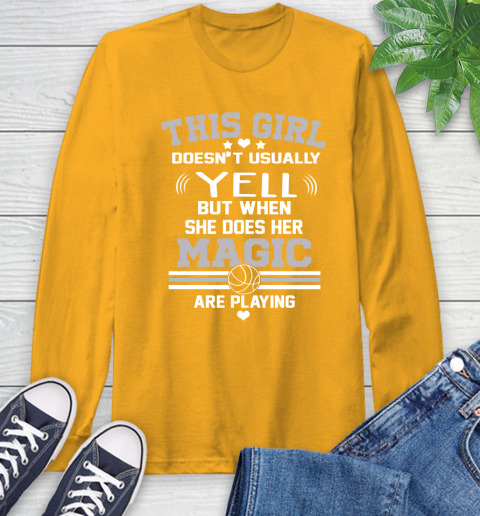 Orlando Magic NBA Basketball I Yell When My Team Is Playing Long Sleeve T-Shirt 2