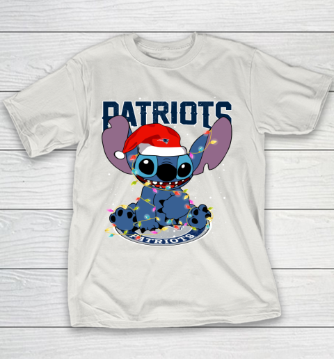 New England Patriots NFL Football noel stitch Christmas Youth T-Shirt 8