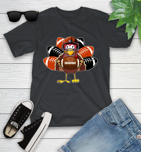 Chicago Bears Turkey Thanksgiving Day Youth T-Shirt 2