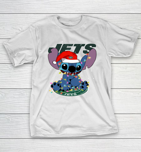 New York Jets NFL Football noel stitch Christmas T-Shirt