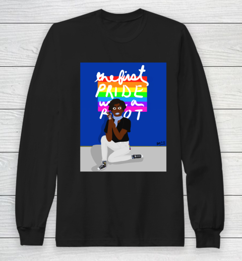 The First Pride Was A Riot LGBT Gay Funny Long Sleeve T-Shirt