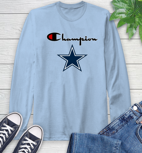 NFL Football Dallas Cowboys Champion Shirt Long Sleeve T-Shirt 6
