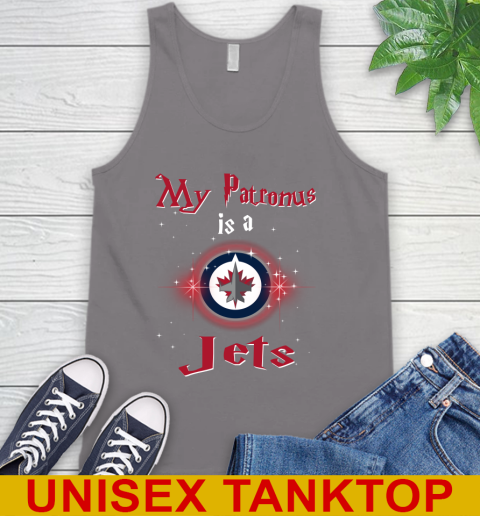 NHL Hockey Harry Potter My Patronus Is A Winnipeg Jets Tank Top 6