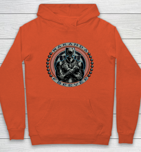 For Fan Black Panther Circle Bead Logo Hoodie Tee For Sports
