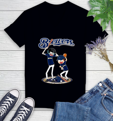 MLB Milwaukee Brewers Rick And Morty Baseball 78