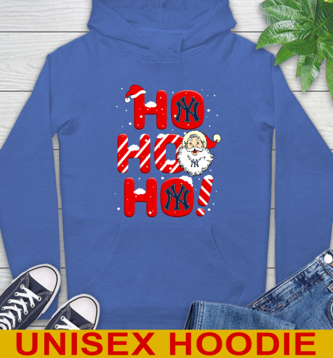 New York Yankees MLB Baseball Ho Ho Ho Santa Claus Merry Christmas Shirt Hoodie 9